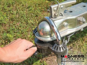 Trailer Hitch Coupler Lock by CURT Manufacturing - 23659 - 1.25" Receiver Tubes